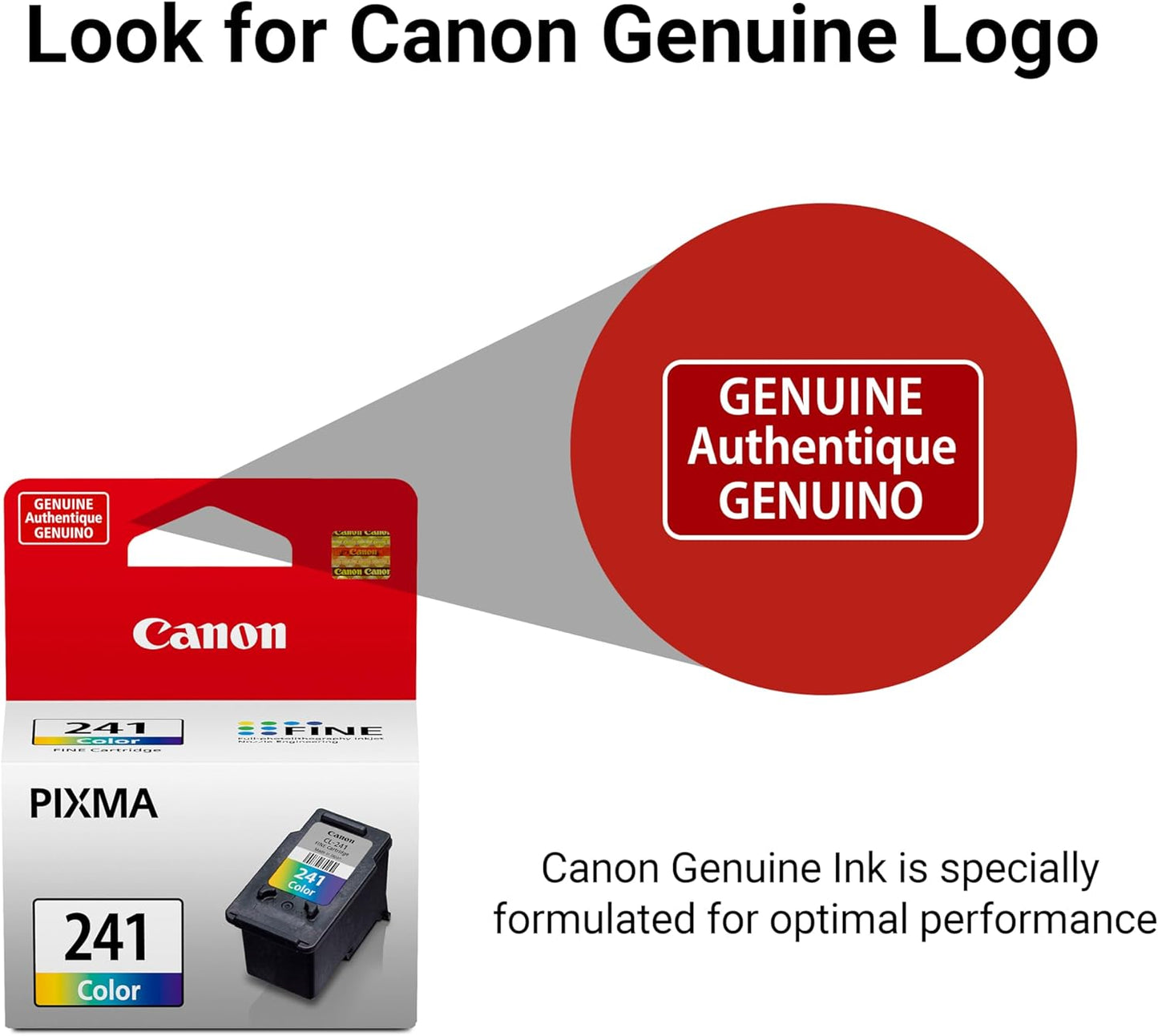 Canon CL-241 Color Ink Cartridge Genuine