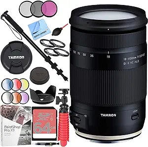 Tamron E5TM18400EOS 18-400mm Canon Lens Bundle