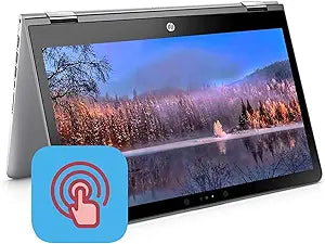 HP 14 Pavilion x360 i3 Touchscreen Laptop Bundle