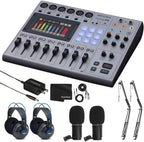 Zoom ZP8 K3 PodTrak P8 Podcast Recording Bundle