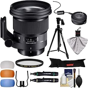Sigma K-103203-02 105mm f/1.4 Art DG HSM Lens Canon Kit