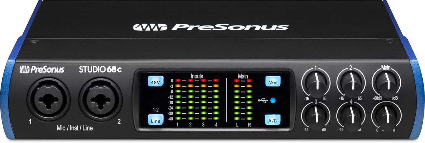 PreSonus Studio 68C USB-C Audio MIDI Interface