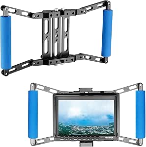 Neewer 10090565 Director's Monitor Cage 4-7 inch Blue