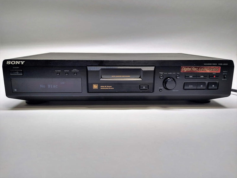 Sony MDS-JE330 MiniDisc Deck Player/Recorder — main product image