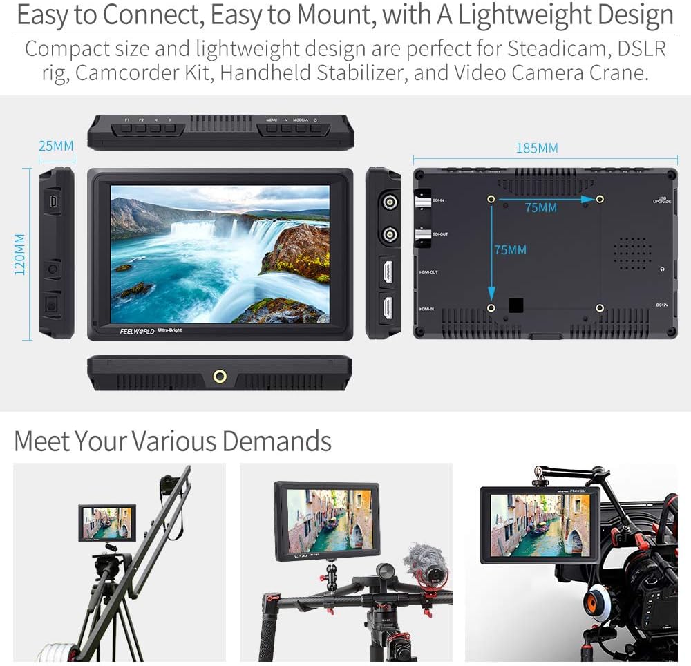 FEELWORLD FW279S 7" 2200nit Ultra Bright Monitor