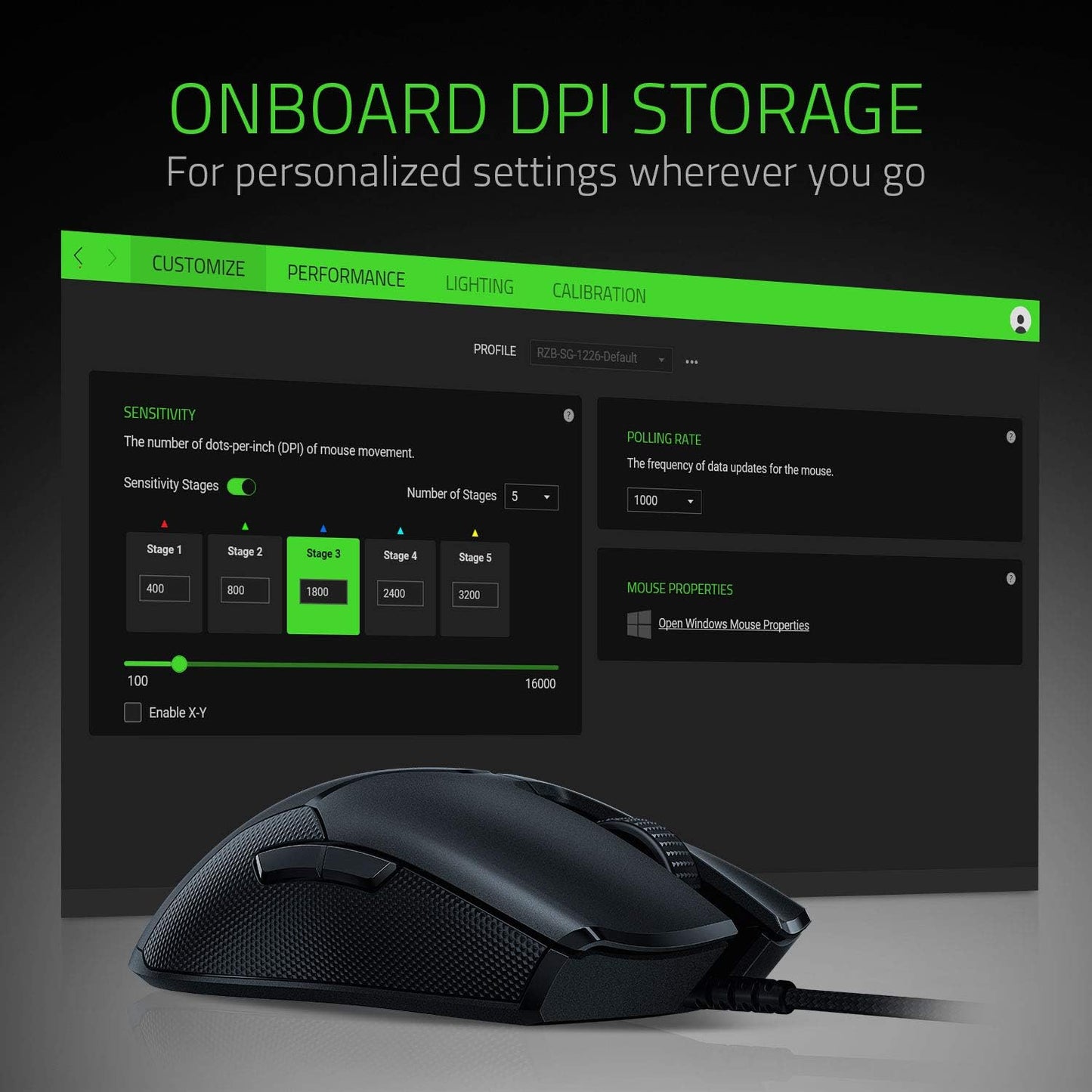 Razer RZ01-02550600-R3M1 Viper Ultralight Ambidextrous Gaming Mouse - Quartz Pink