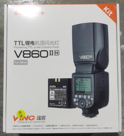 Godox GD-V860II Nikon i-TTL Camera Flash Speedlite