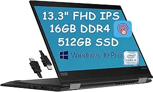 Lenovo ThinkPad X390 Yoga 2-in-1 Touchscreen Laptop