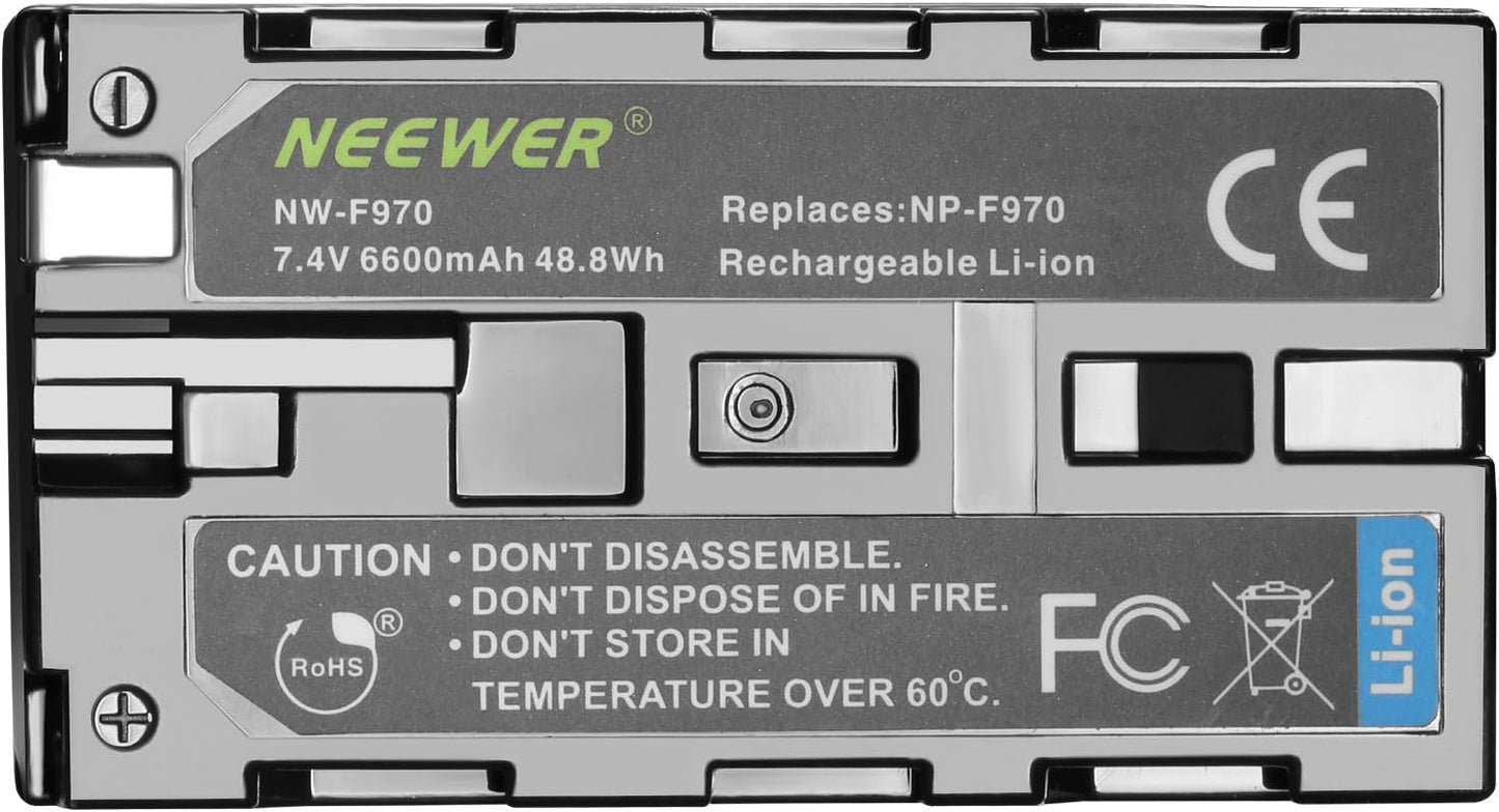 Neewer NW-F970 Battery & LCD Charger Kit
