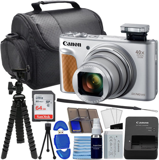 Canon SX740 HS PowerShot Digital Camera Bundle