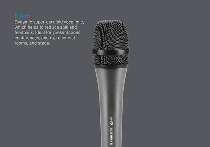 Sennheiser 004515 E845 Dynamic Supercardioid Microphone