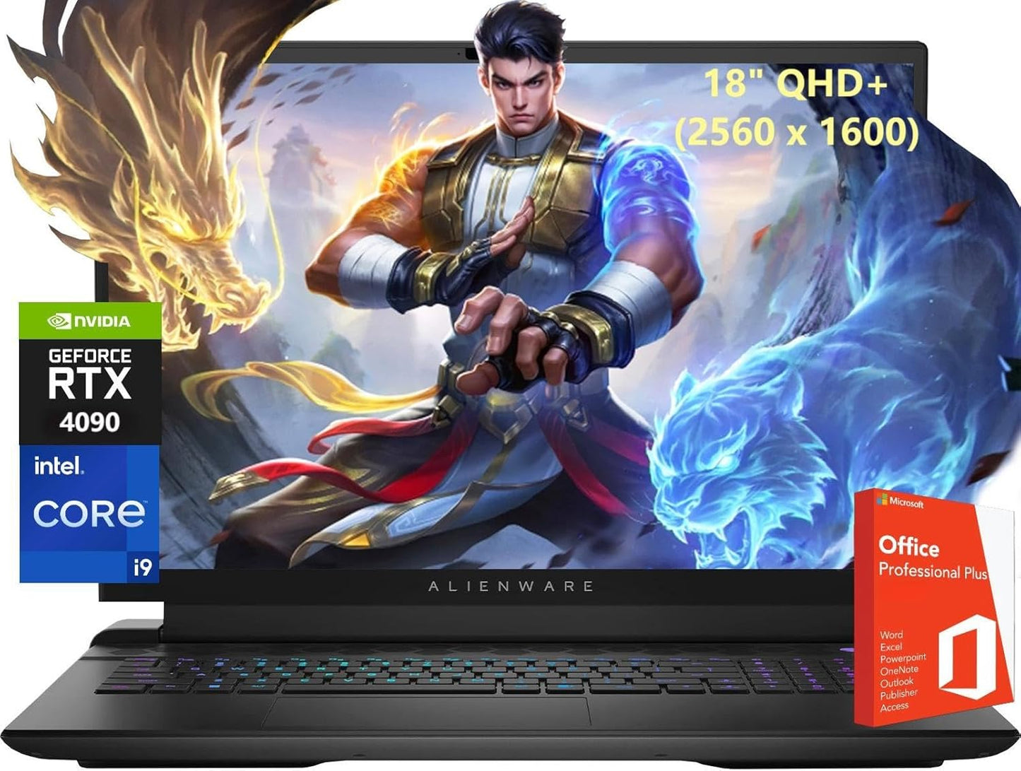 Alienware R2 M18 RTX 4090 Gaming Laptop, i9, 64GB, 8TB