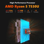HP HP 255 G10 - Ryzen 5 7530U, 32GB RAM, 1TB SSD, 15.6