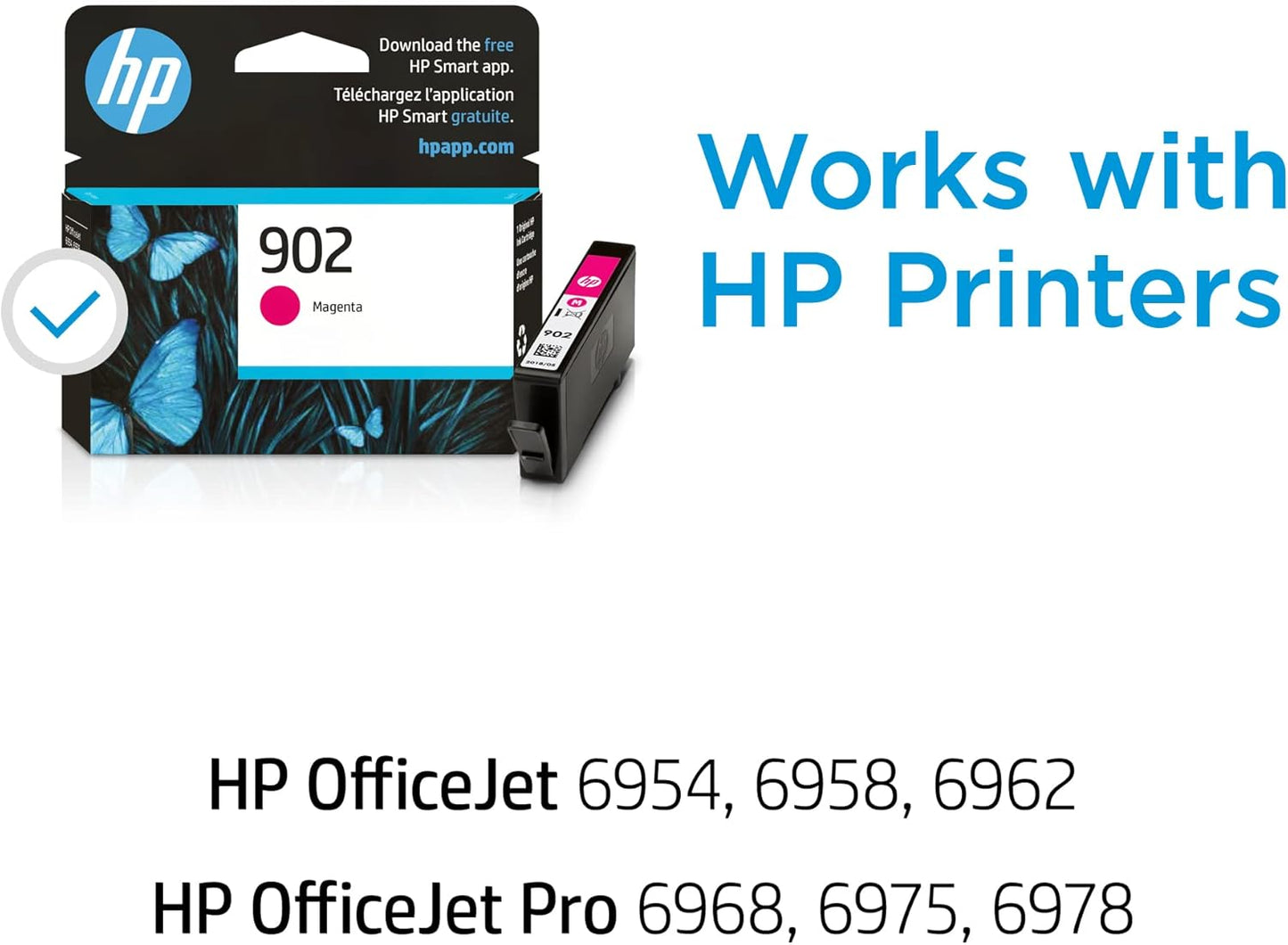 HP T6L90AN 902 Magenta Ink Cartridge OfficeJet