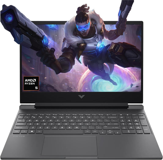HP Victus 15 Gaming Laptop, Ryzen 5, 64GB RAM, 1TB SSD, RX 6550M