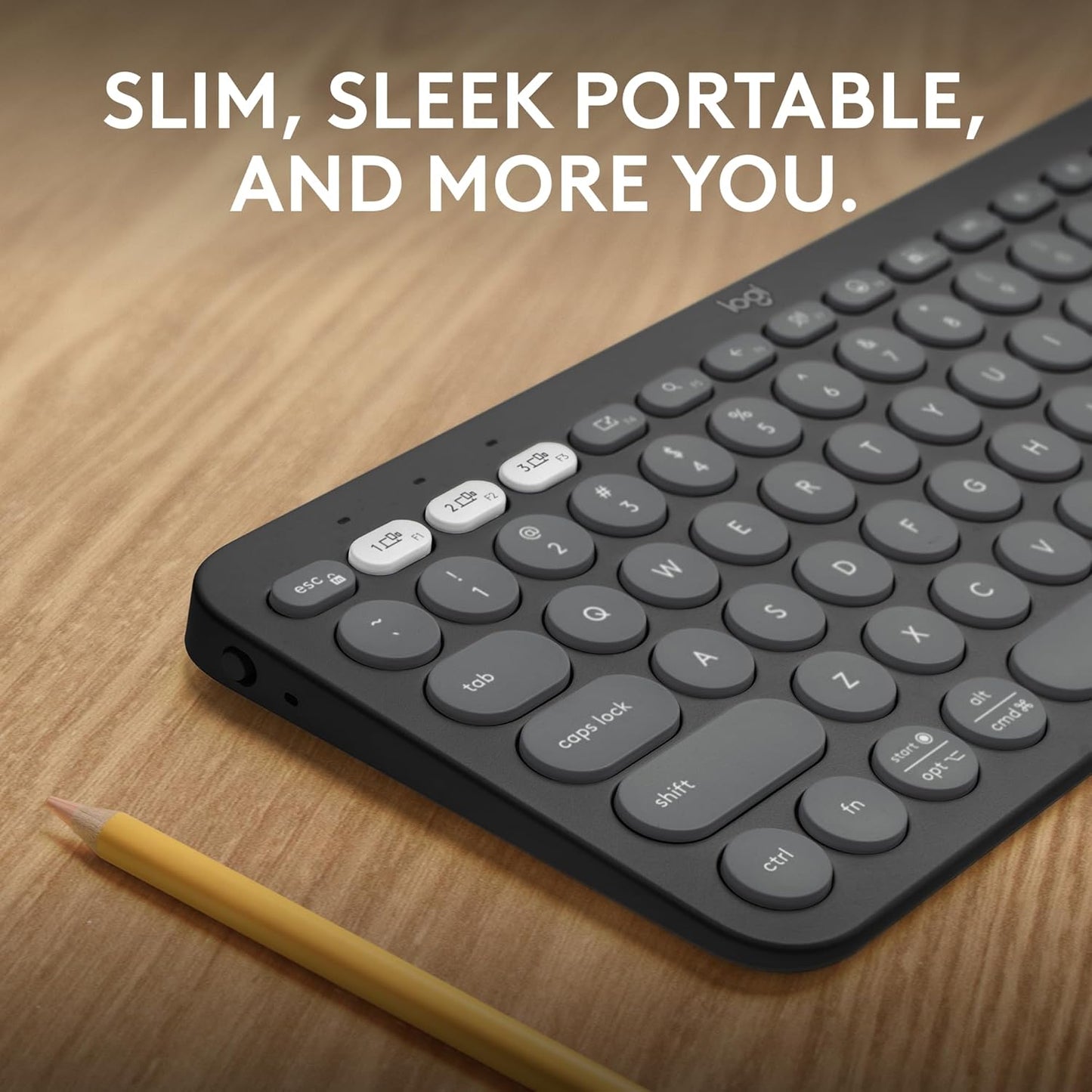Logitech 920-011775 Pebble Keys 2 K380s Bluetooth Keyboard