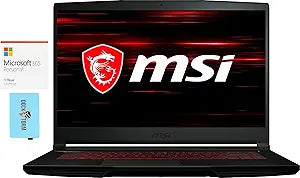 MSI GF63818-3499-226389 Thin 15.6" GTX 1650 Gaming Laptop
