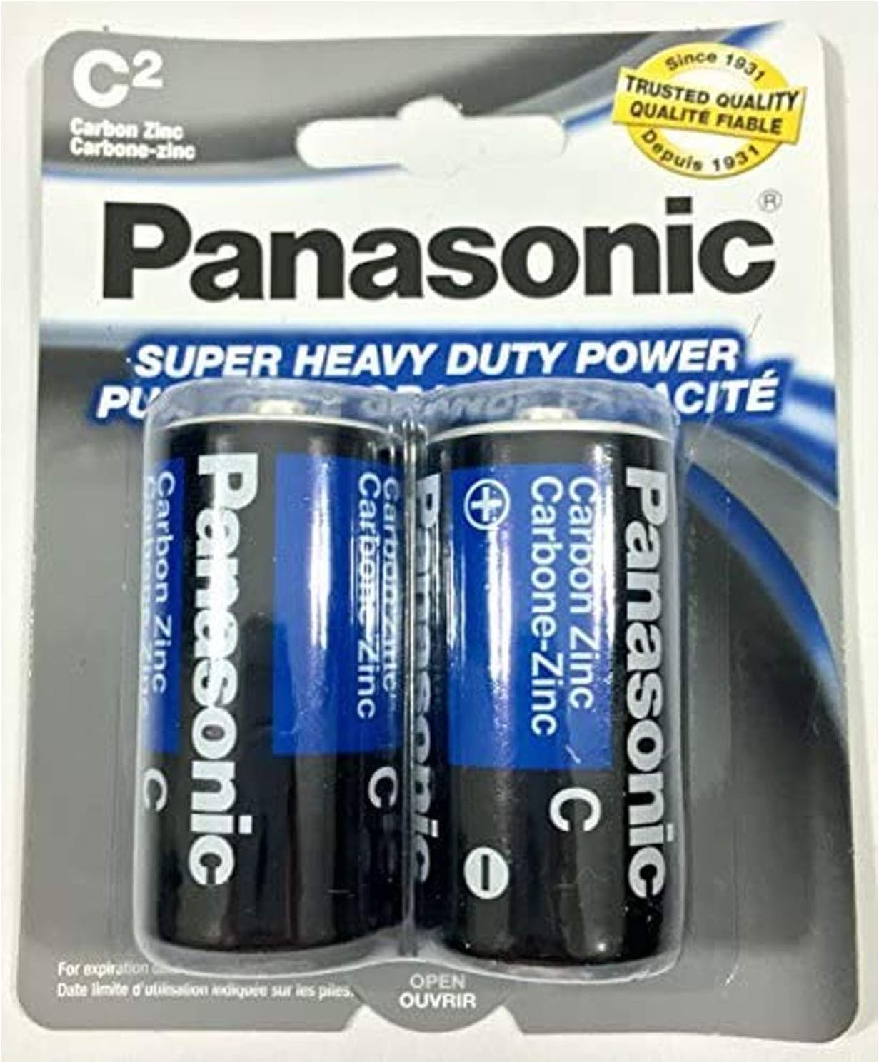Panasonic 7615020-1 C Batteries Super Heavy Duty 6-Pack