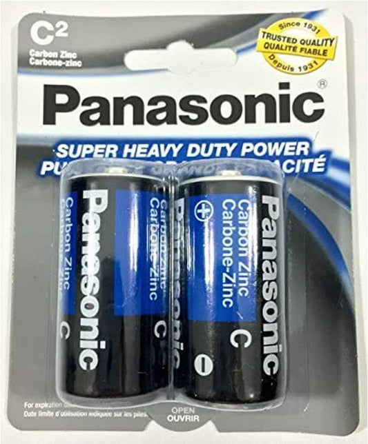 Panasonic 7615020-1 C Batteries Super Heavy Duty 6-Pack