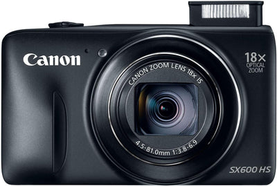 Canon PowerShot SX600 HS 9340B001 16MP Camera - Black