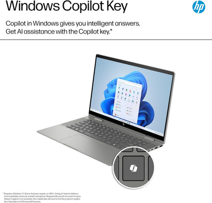 HP 9R1M5UA#ABA Envy x360 15" FHD Touch Laptop, Intel Ultra 5