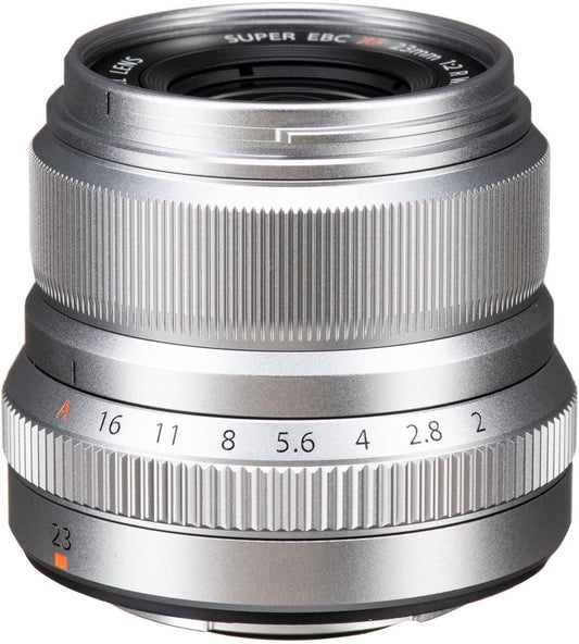 Fujifilm Fujinon XF23mmF2 R WR Silver Lens