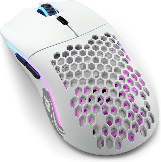 Glorious GLO-MS-OMW-MW Model O- Wireless Gaming Mouse - Matte White