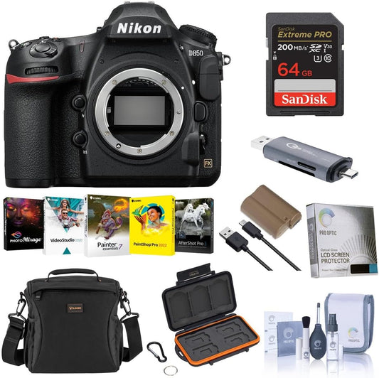Nikon D850 FX-Format DSLR Camera Bundle