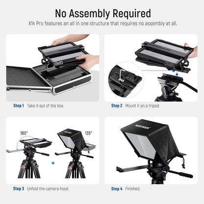Neewer 10101983 X14 PRO Teleprompter with Remote