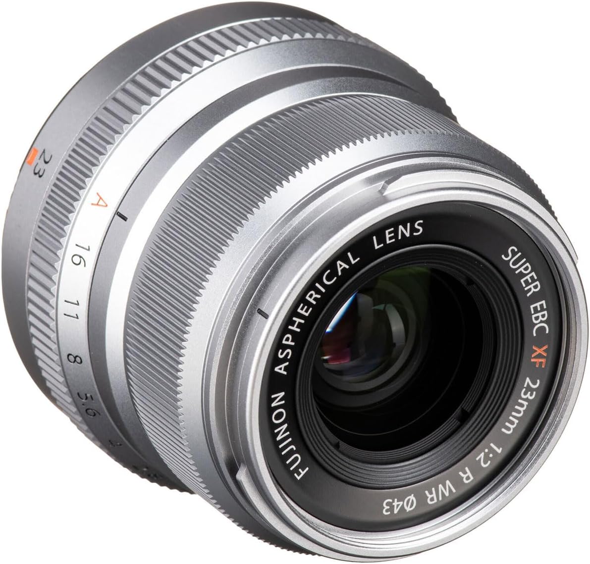 Fujifilm Fujinon XF23mmF2 R WR Silver Lens