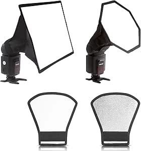 Neewer 90087845 Softbox & Reflector Speedlight Kit