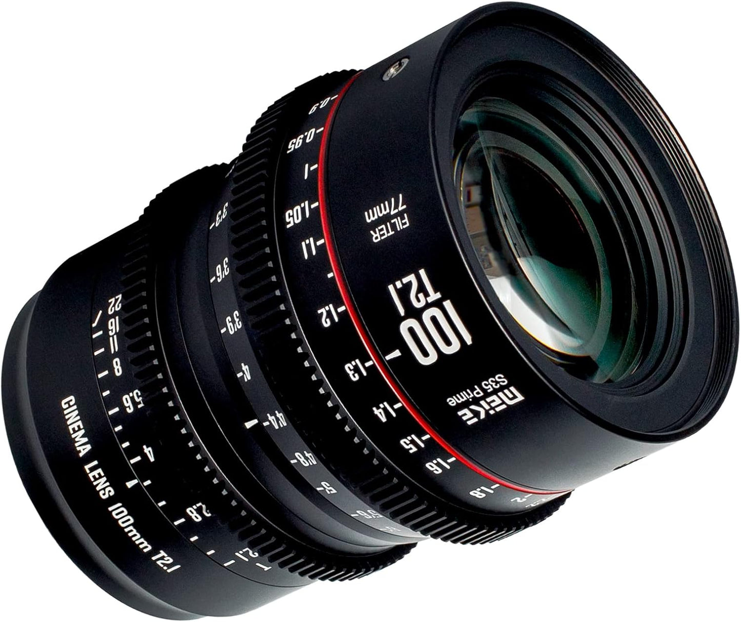 Meike 100mm T2.1 S35 EF Mount Cinema Lens - Manual Focus