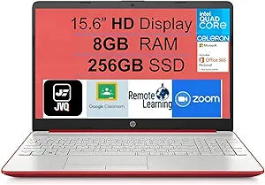 HP 15 15.6" Pentium 256GB SSD Laptop + MS Office