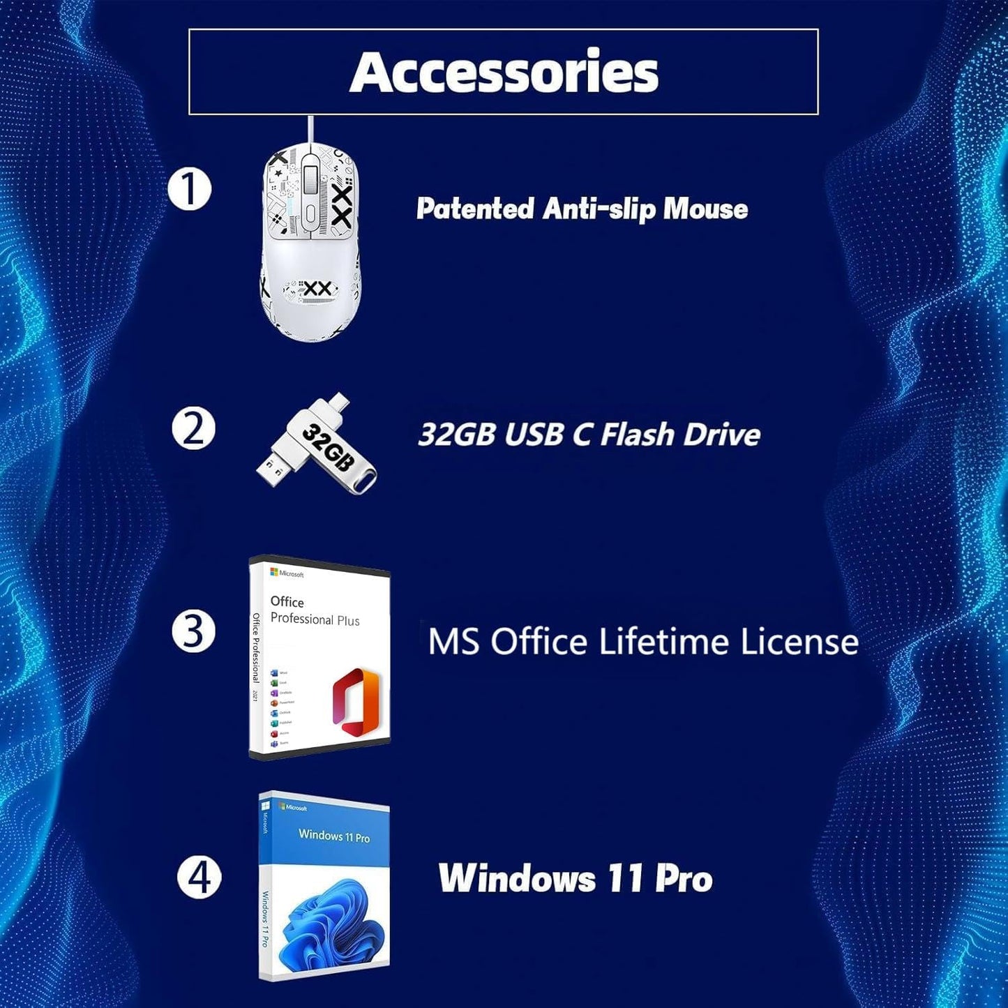 HP All-In-One Desktop 27" FHD Ryzen 3 7320U with Office Lifetime License