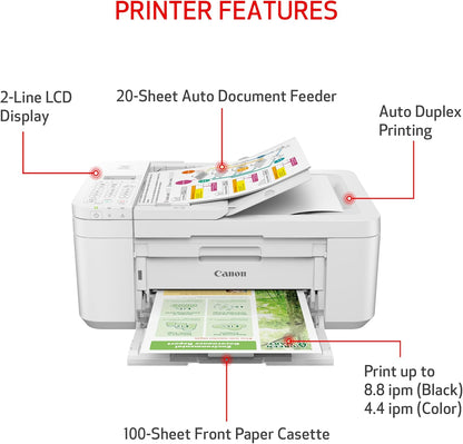 Canon 5074C022 PIXMA TR4720 Wireless All-in-One Printer
