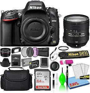 Nikon 13305 D610 DSLR with 24-85mm Lens Bundle (Renewed)