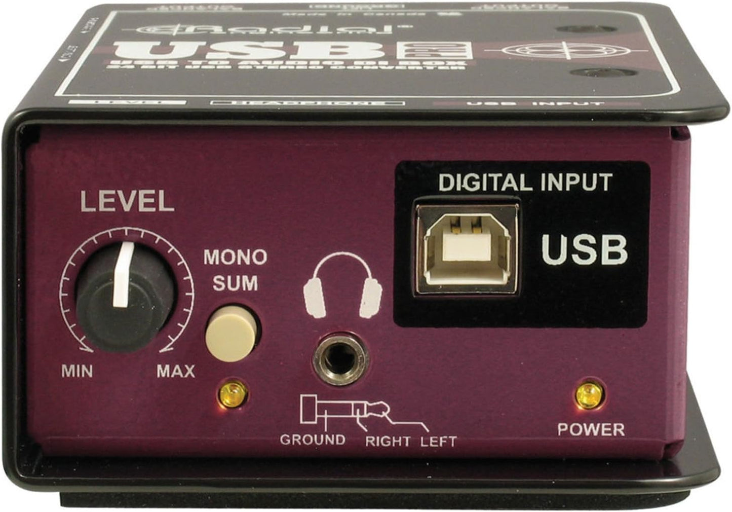 Radial Engineering 4334434766 USB-Pro Stereo Direct Box Bundle