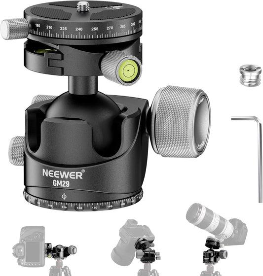 Neewer GM29 Low Profile Ball Head Heavy Duty