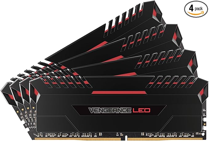 Corsair CMU64GX4M4A2666C16R Vengeance LED DDR4 RAM 64GB