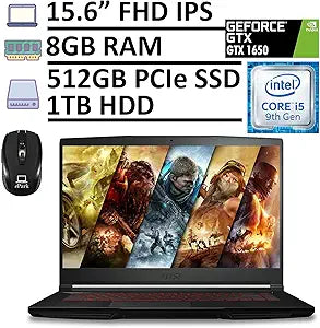 MSI 9SC GF63 Thin GTX 1650 Gaming Laptop