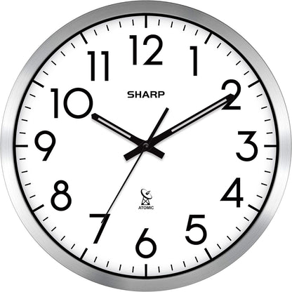 Sharp Atomic Analog 12" Wall Clock