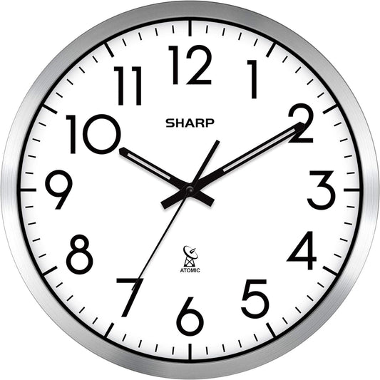 Sharp Atomic Analog 12" Wall Clock