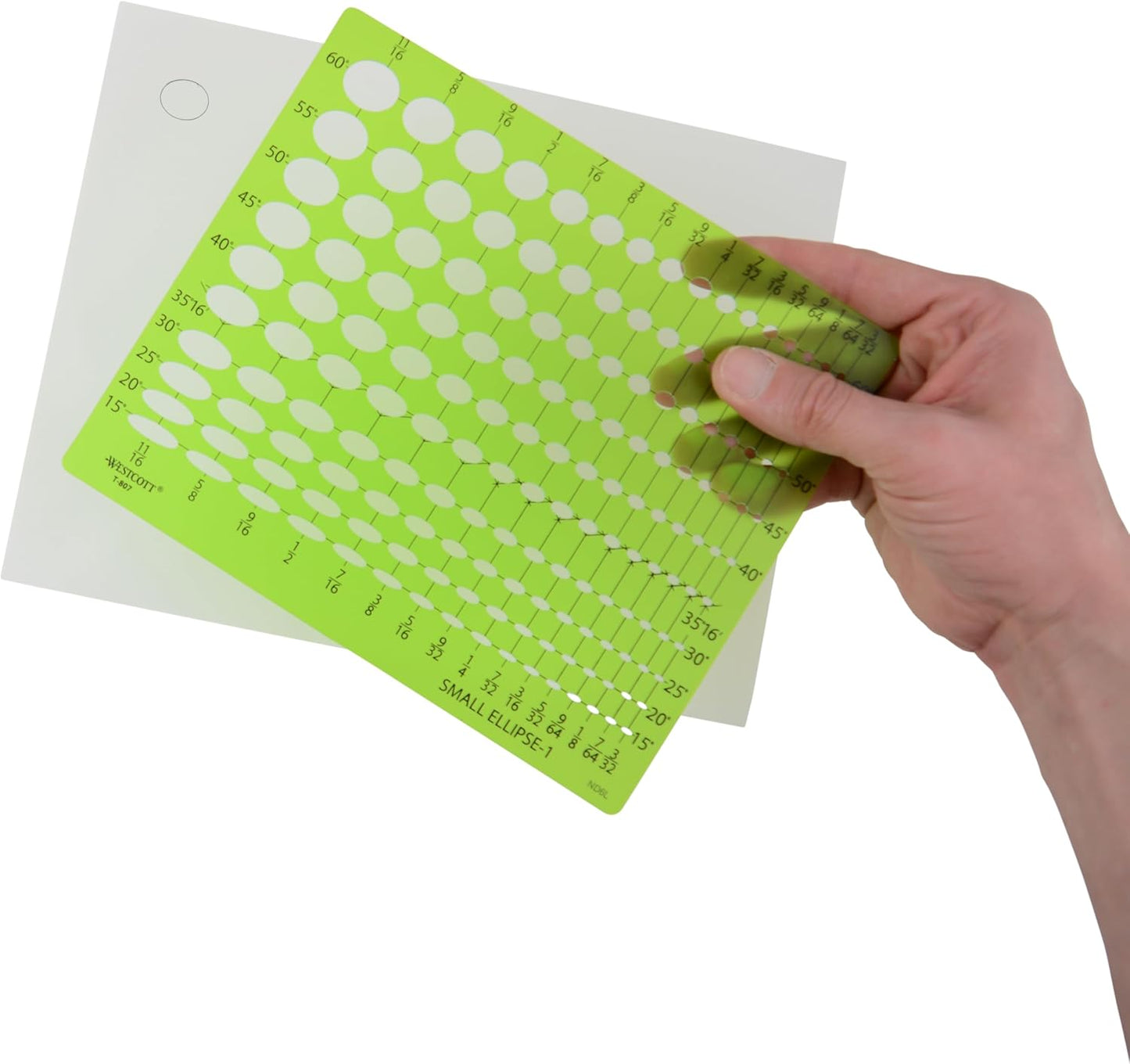 Westcott T-807 Small Ellipse Template #1