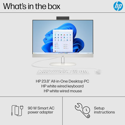 HP 24-cr0002 24" All-in-One Desktop Ryzen 5 7520U