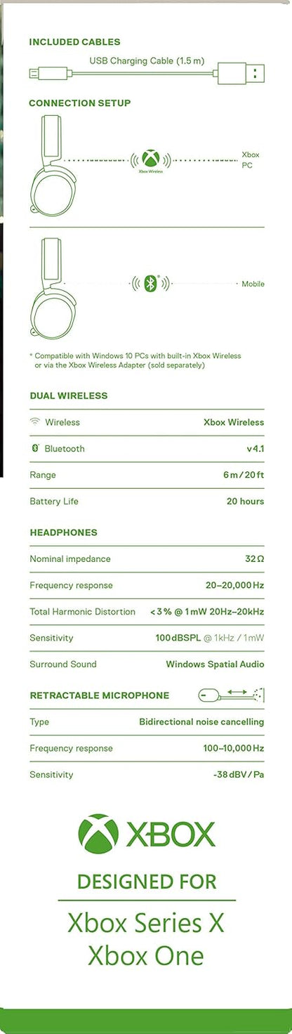 SteelSeries Arctis 9X Wireless Gaming Headset - Xbox Compatible