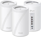 TP-Link Deco BE63 WiFi 7 Mesh System (3-Pack) BE10000