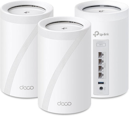 TP-Link Deco BE63 WiFi 7 Mesh System (3-Pack) BE10000