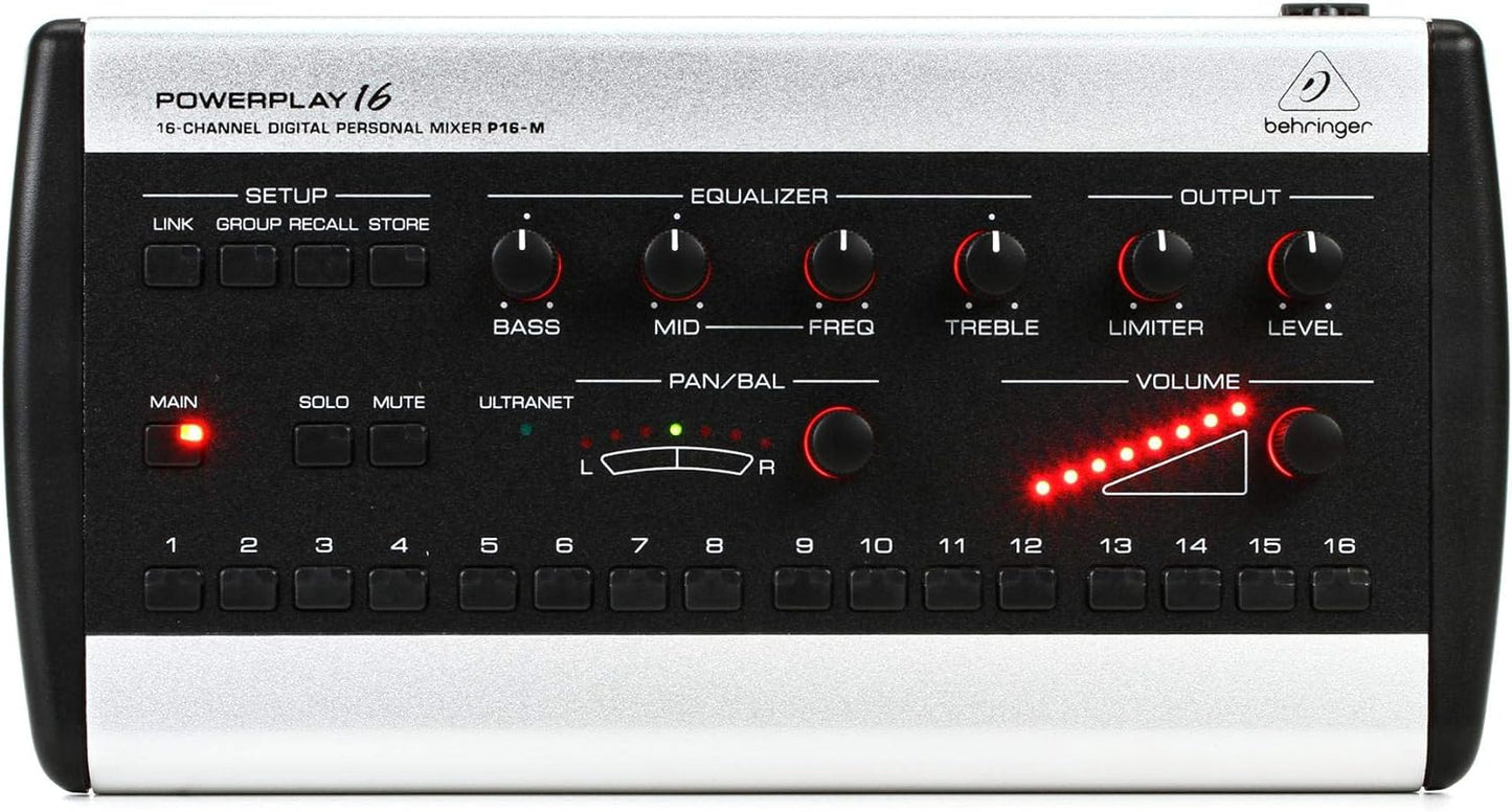 Behringer P16M Powerplay 16-Channel Digital Personal Mixer