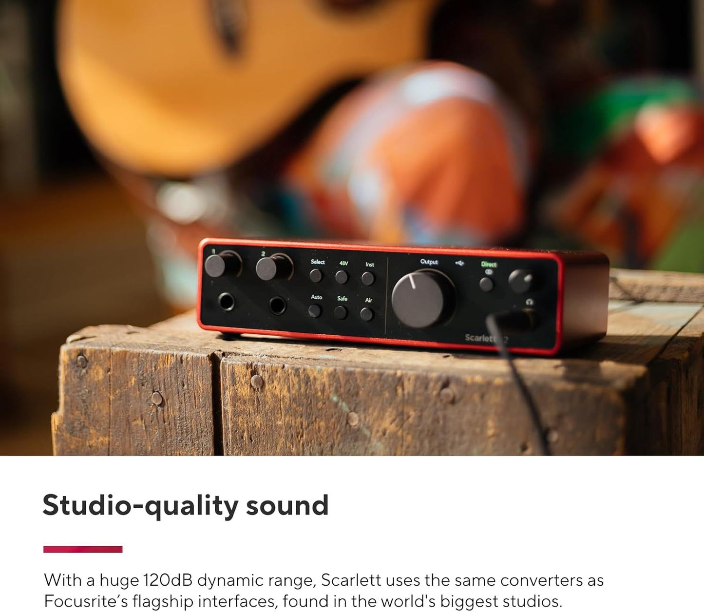 Focusrite AMS-SCARLETT-2I2-STU-4G: Scarlett 2i2 Studio 4th Gen Recording Bundle