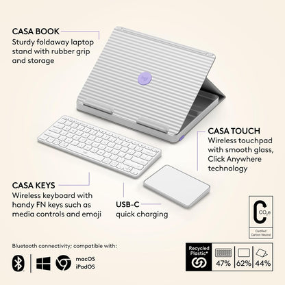 Logitech 920-011238 Casa Pop Up Desk Work Kit